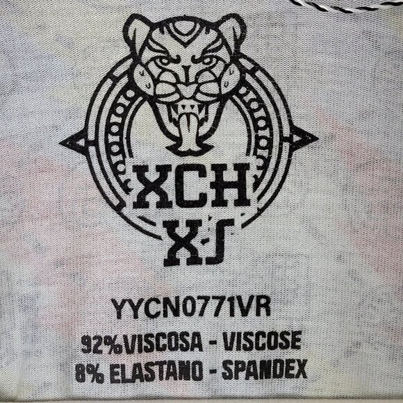 AY GUEY! Mens Mexico Rubber Textured Jaguar Aztec Short Sleeve Graphic Shirt XS - Picture 8 of 11